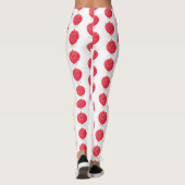 Cute roze lychee cartoon afbeelding leggings (Achterkant)
