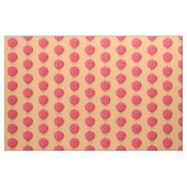 Cute roze lychee cartoon afbeelding stof (Fat Quarter)