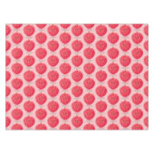 Cute roze lychee cartoon afbeelding tafelkleed (Voorkant (Horizontaal))