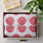Cute roze lychee cartoon afbeelding tissuepapier (Geschenk)
