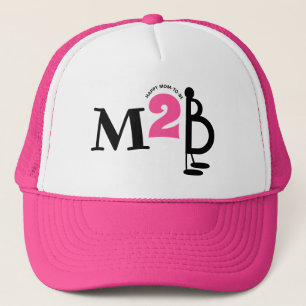 Cute roze mam om te worden trucker pet