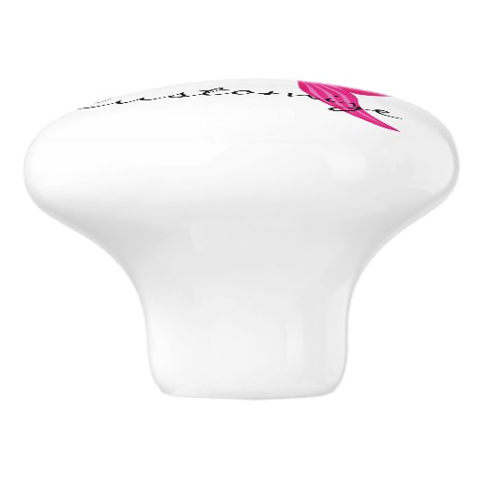 Cute roze mermaid Thunder_Cove Keramische Knop (Zijkant)