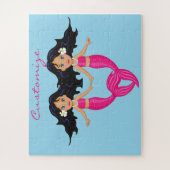 Cute roze mermaid Thunder_Cove Legpuzzel (Verticaal)