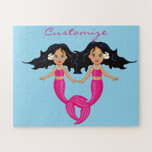Cute roze mermaid Thunder_Cove Legpuzzel