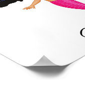 Cute roze mermaid Thunder_Cove Poster (Hoek)