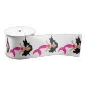 Cute roze mermaid Thunder_Cove Satijnen Lint (Spoel)