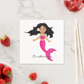 Cute roze mermaid Thunder_Cove Servet (Insitu)