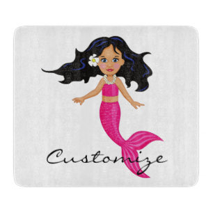 Cute roze mermaid Thunder_Cove Snijplank