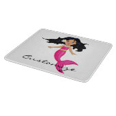 Cute roze mermaid Thunder_Cove Snijplank (Hoek)