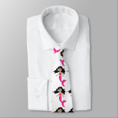 Cute roze mermaid Thunder_Cove Stropdas (Gebonden)
