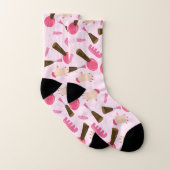 Cute roze mest sokken (Paar)