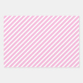 Cute roze mint paarse kleurrijke Stippen Naam Birt Inpakpapier Vel (Voorkant 2)