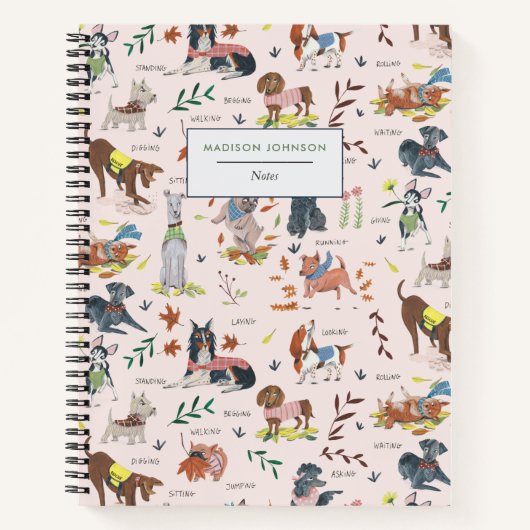 Cute roze notitieboek (Voorkant)