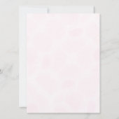 Cute roze onder de Zee Girl Birthdays party (Achterkant)