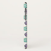 Cute roze paars blauw geode patroon gepersonalisee Case-Mate iPhone case (Achterkant/links)