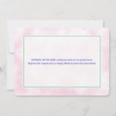 Cute Roze & Paarse Donut Groei Op Verjaardag Kaart (Achterkant)