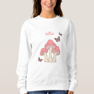 Cute Roze Paddenstoelen Trui