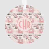 Cute roze parfums | Parfum | Floral | Monogram Ornament (achterkant)