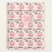 Cute roze parfums | Parfum | Floral | Monogram Planner (Voorkant)