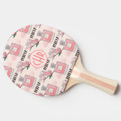 Cute roze parfums | Parfum | Floral | Monogram Tafeltennisbatje (Zijkant)