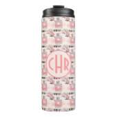 Cute roze parfums | Parfum | Floral | Monogram Thermosbeker (Voorkant)