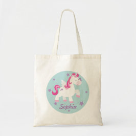Cute roze, persoonlijk geïndividualiseerd Magical  Tote Bag