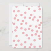 Cute roze piglet | Kinderen van Birthday Kaart (Achterkant)