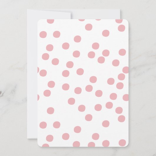 Cute roze piglet | Kinderen van Birthday Kaart (Achterkant)