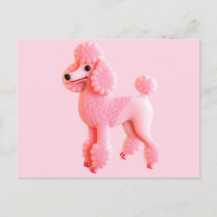 Cute Roze Podle Briefkaart