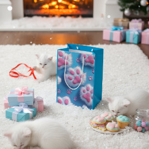 Cute Roze Pootafdruk Cadeautas