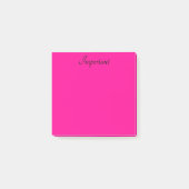 Cute roze post-it® notes (Voorkant)