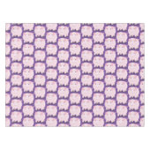 Cute roze pot bellied pig cartoon illustratie tafelkleed (Voorkant (Horizontaal))