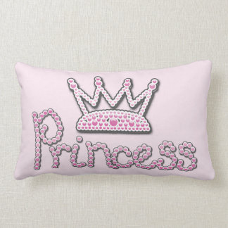 Cute roze Printen Pearls Princess Crown Kussen