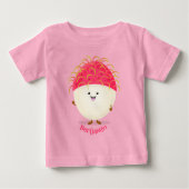 Cute roze rambutan cartoon afbeelding (Voorkant)