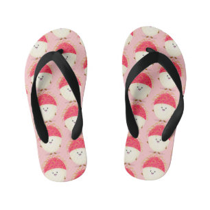 Cute roze rambutan cartoon afbeelding kinder teenslippers