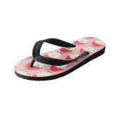 Cute roze rambutan cartoon afbeelding kinder teenslippers (Schuin)
