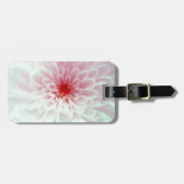 Cute roze rode en witte ventilator bagagelabel (Voorkant horizontaal)