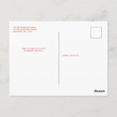 Cute roze Rode Gepropt Hart Valentijnsdag Foto Briefkaart (Achterkant)