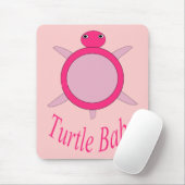 Cute Roze Schildpad Babe Muismat (Met muis)