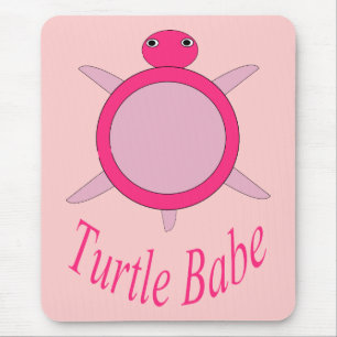 Cute Roze Schildpad Babe Muismat