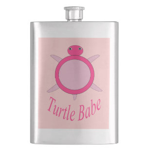 Cute roze schildpadkolven flacon