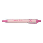 Cute roze schilfers Babe Aangepaste pen (Bodem)