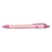 Cute roze schilfers Babe Aangepaste pen (Bovenkant)