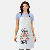 Cute Roze Schort met Strik (Gedragen)