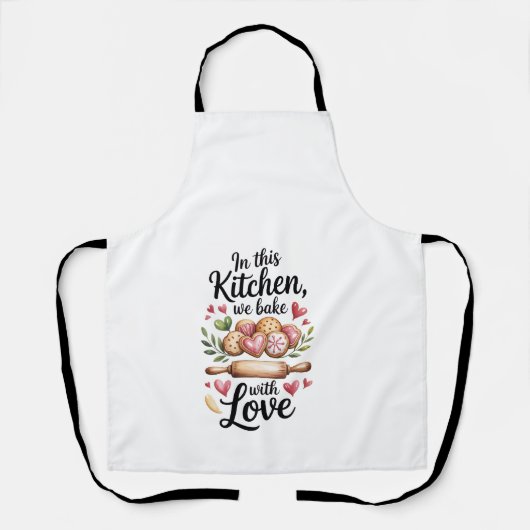 Cute Roze Schort met Strik (Voorkant)