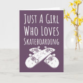 Cute Roze Skateboard Kaarten Voor Baby Meisjes Kid (Gele Bloem)