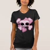 Cute Roze Skull T-shirt (Voorkant)
