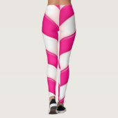 Cute roze snoeprietpatroon leggings (Achterkant)