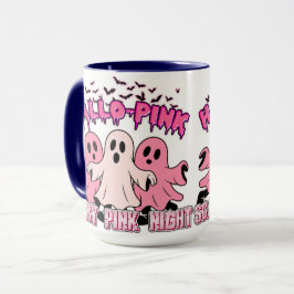 Cute Roze spookkoffiekop voor Halloween en Herfst Mok