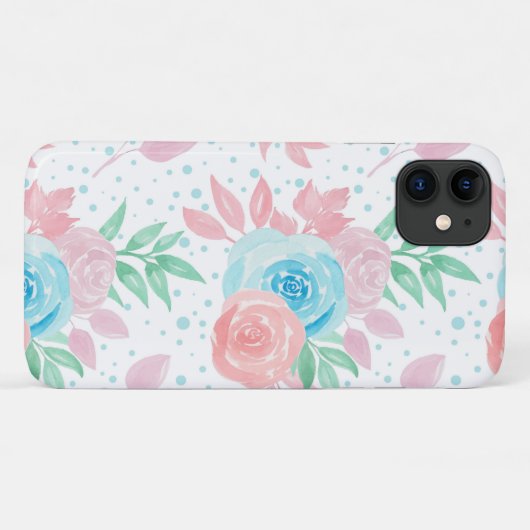 Cute roze Spring Flowers Case-Mate iPhone Case (Achterkant (horizontaal))